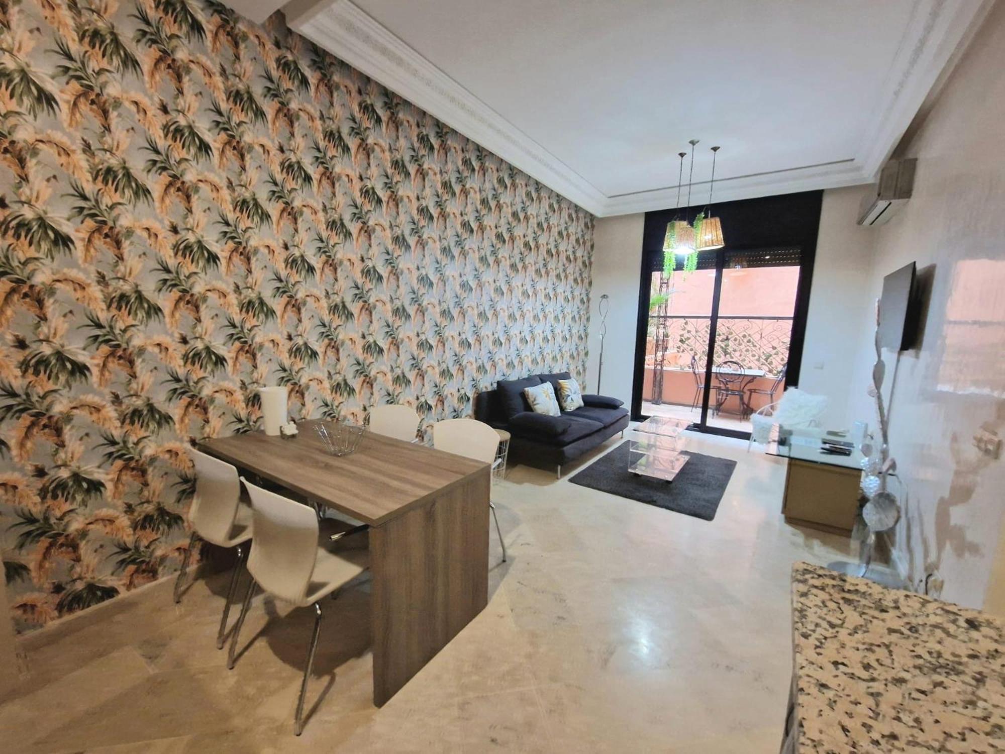 Superbe Appartement Piscine Gueliz Marrakesch Exterior foto