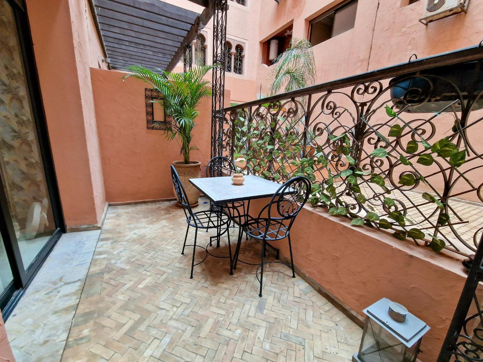 Superbe Appartement Piscine Gueliz Marrakesch Exterior foto