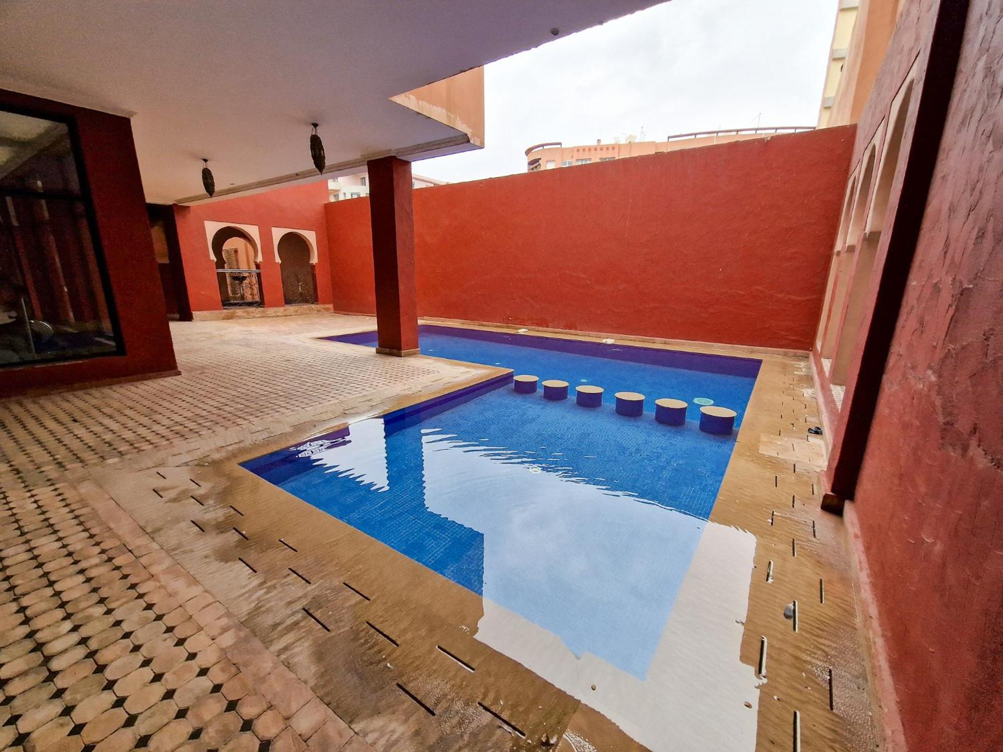 Superbe Appartement Piscine Gueliz Marrakesch Exterior foto