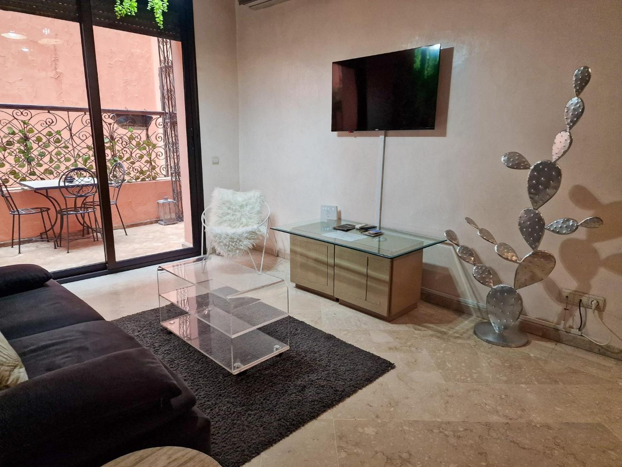 Superbe Appartement Piscine Gueliz Marrakesch Exterior foto